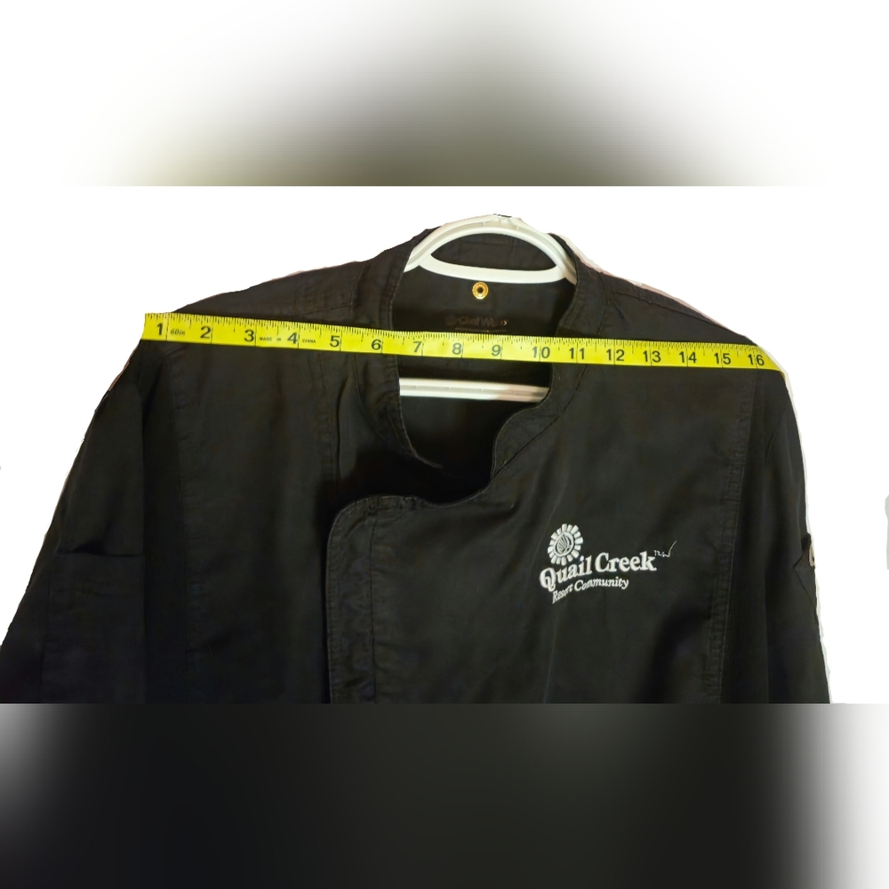 Chef Coat Qual Creek Black L - Picture 9 of 9
